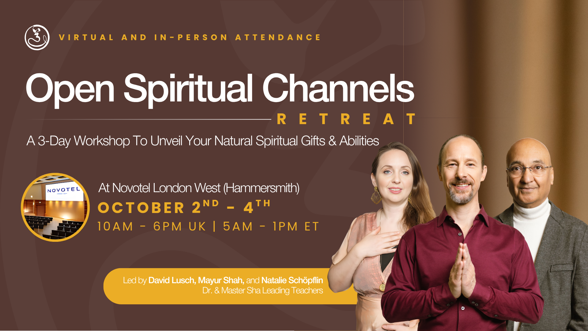 Open Spiritual Channels Retreat - October 2nd - 4th, 2026