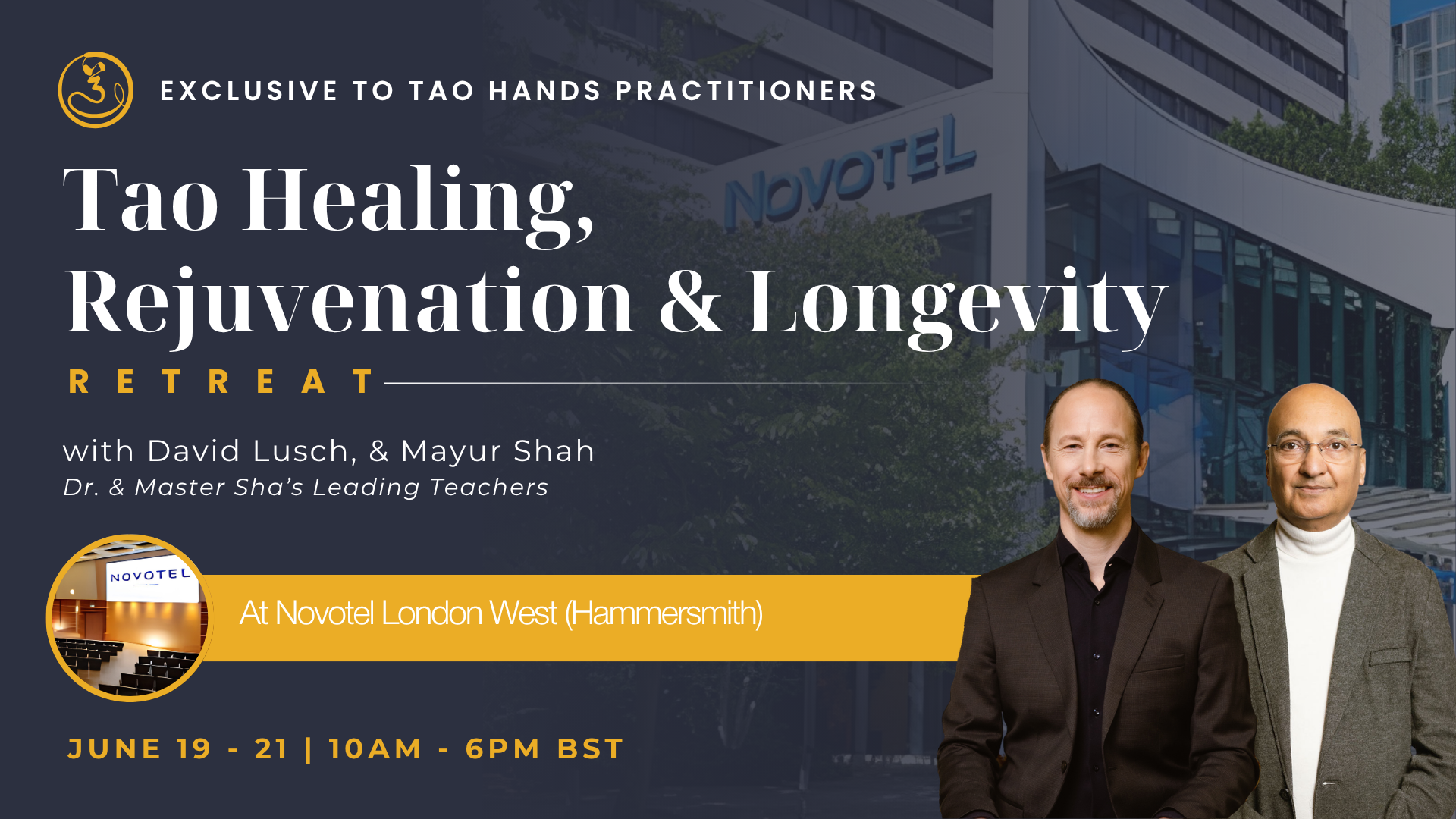 Tao Healing, Rejuvenation and Longevity Retreat - June 19th - June 21st, 2026
